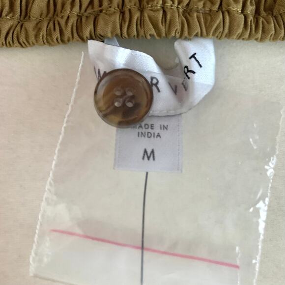 Amour Vert Square Neck Button Front Dress in Elm 100% Cotton - Picture 10 of 13